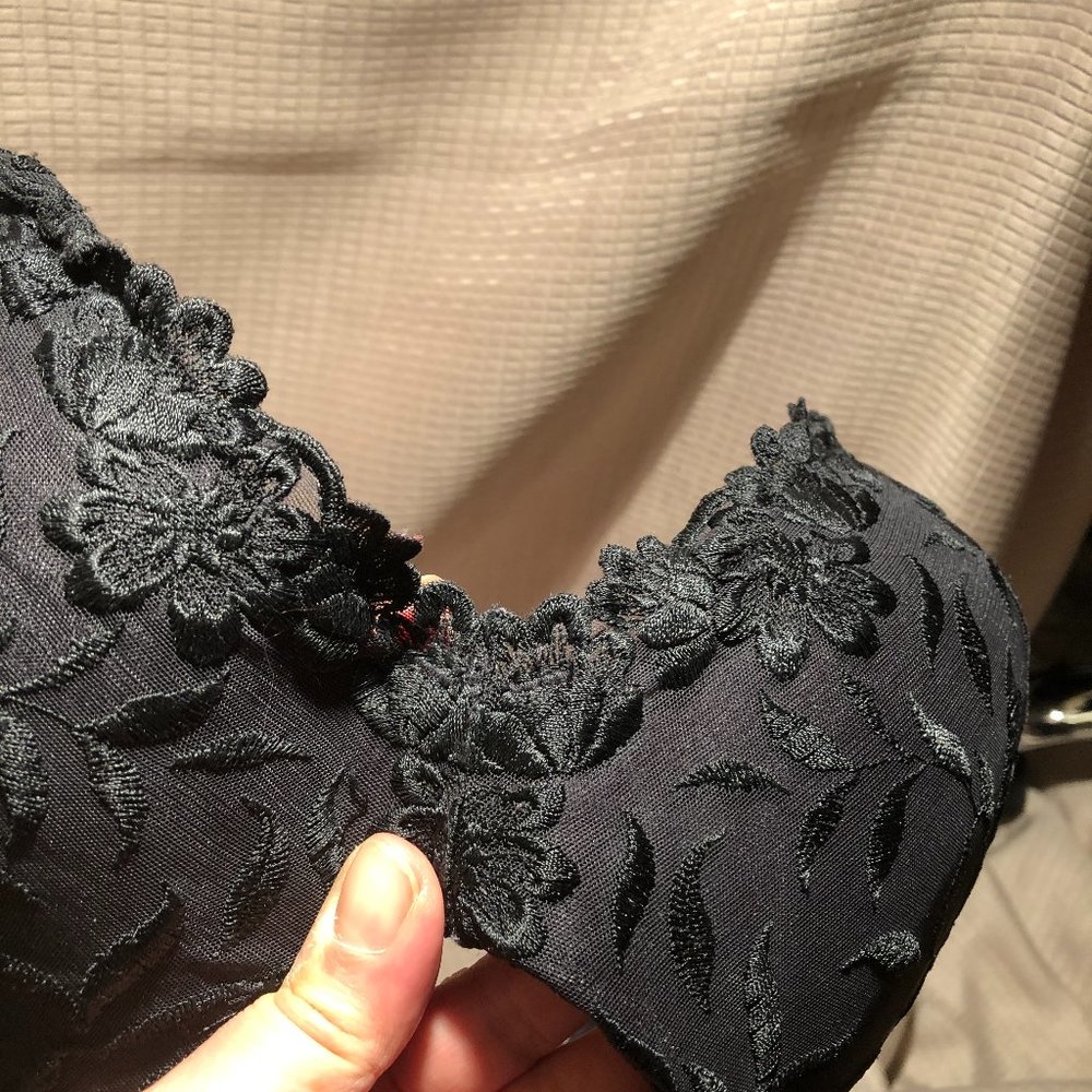 Wonderbra Push Up Black Laced Push Up Bra, 38d - image 6